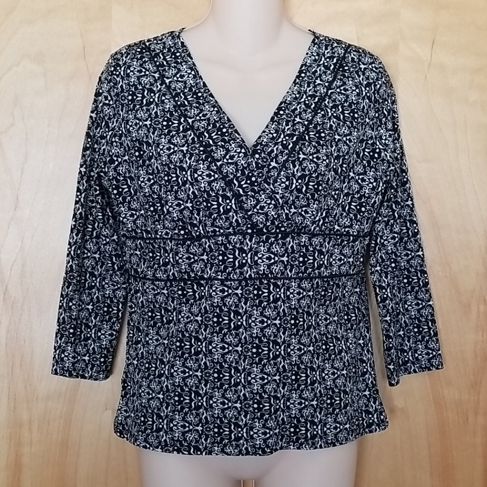 Charter Club Surplice V-Neck Blouse SP